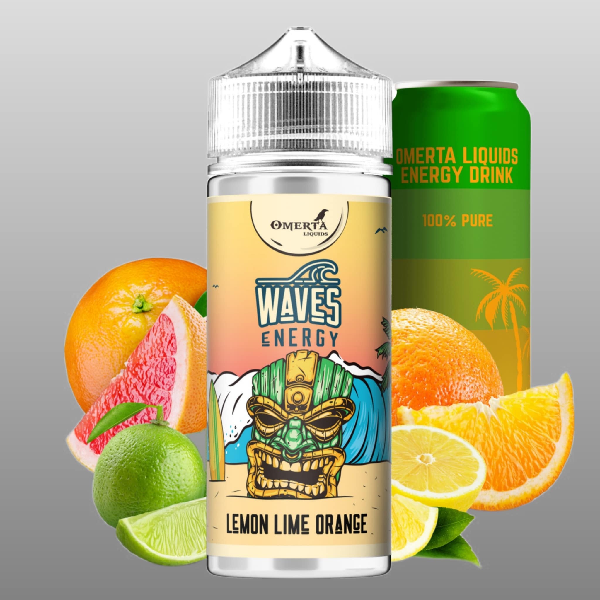 OMERTA Waves Energy Lemon Lime Orange 120