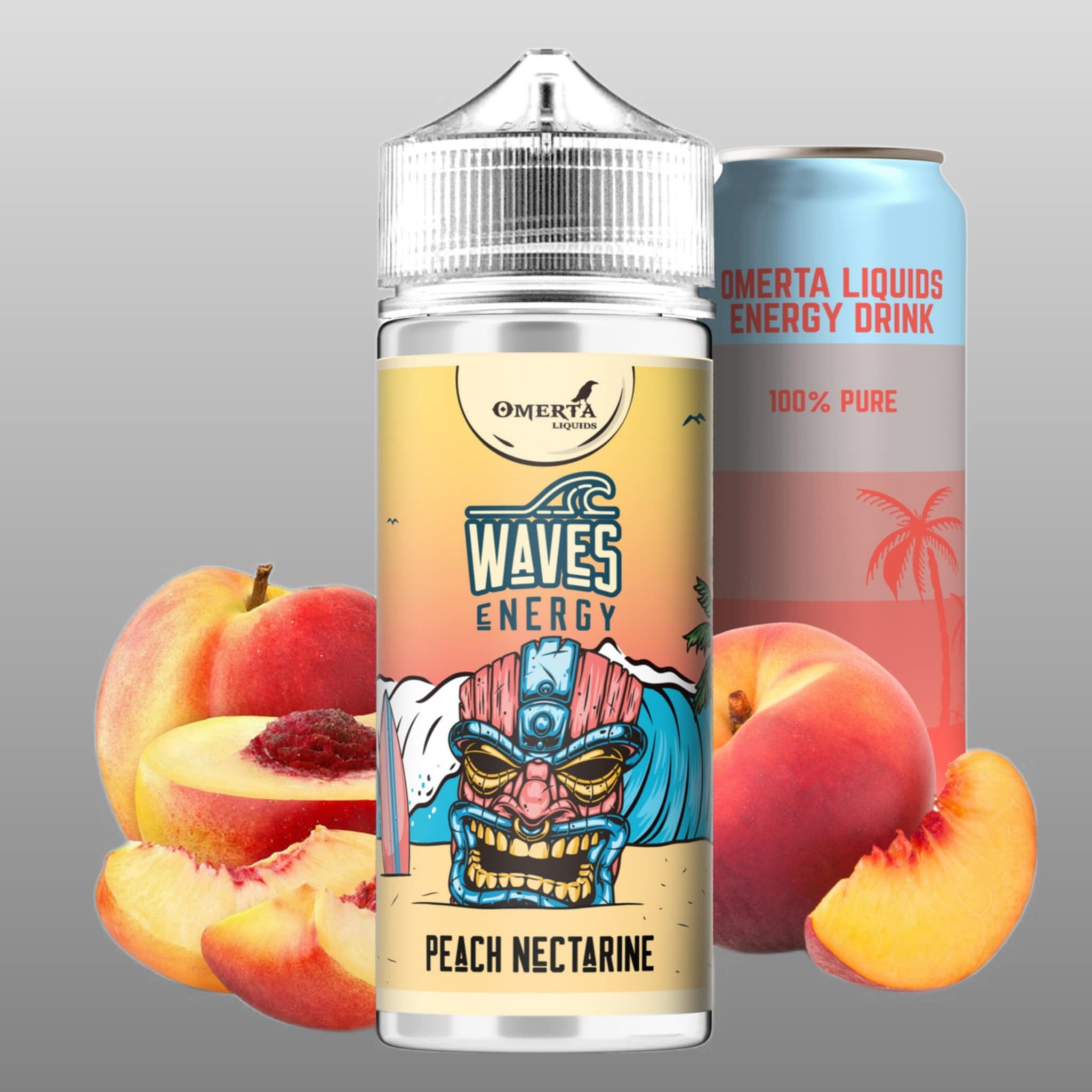 OMERTA Waves Energy Peach Nectarine 120