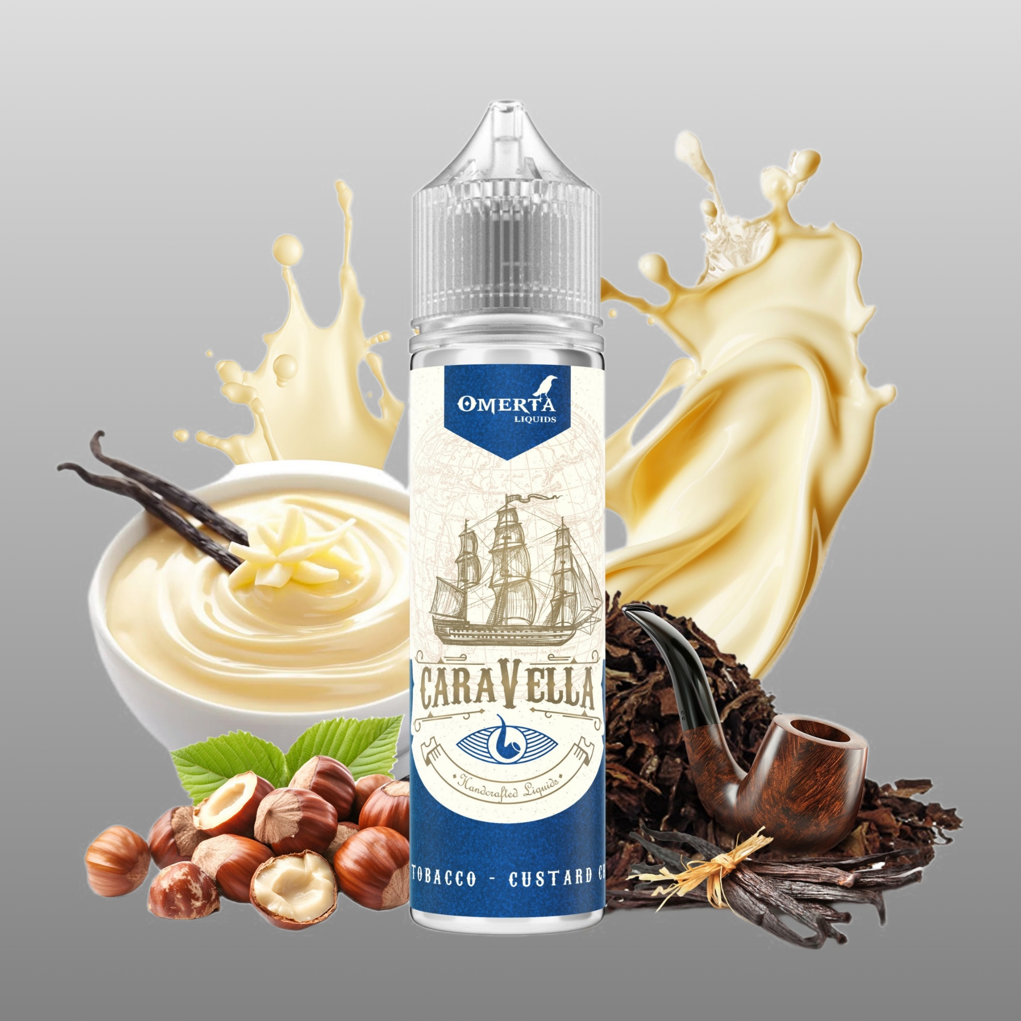 OMERTA Caravella Pipe Tobacco Custard Cream 60